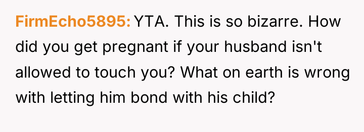 FirmEcho5895 YTA. This is so bizarre. How did you get...