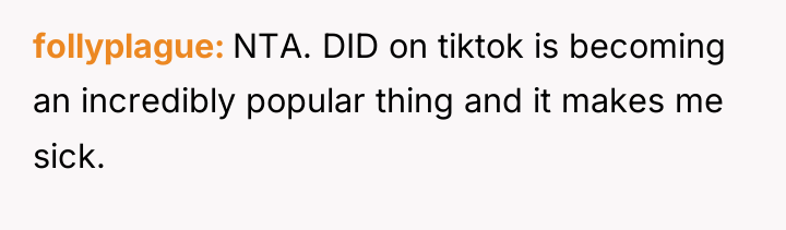 follyplague NTA. DID on tiktok is becoming an incredibly popular...