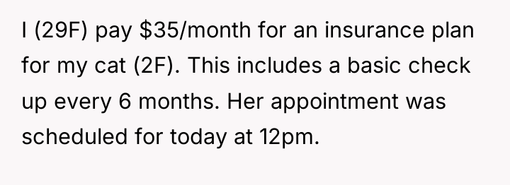I (29F) pay $35/month for an insurance plan for my...