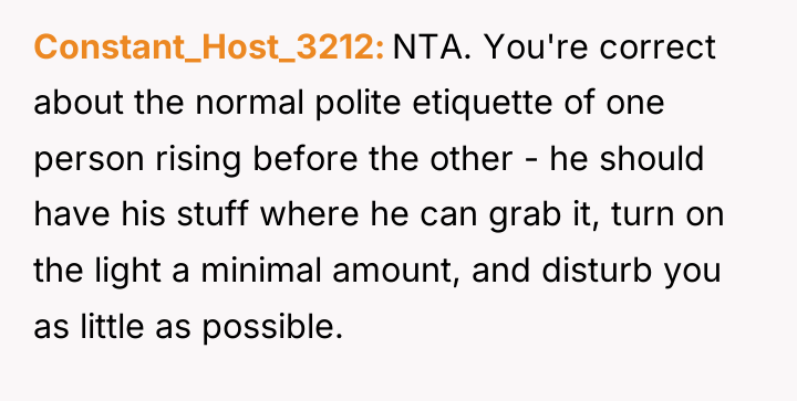 Constant_Host_3212 NTA. You're correct about the normal polite etiquette of...
