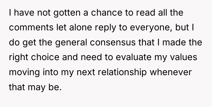 I have not gotten a chance to read all the...