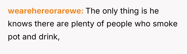 wearehereorarewe The only thing is he knows there are plenty...