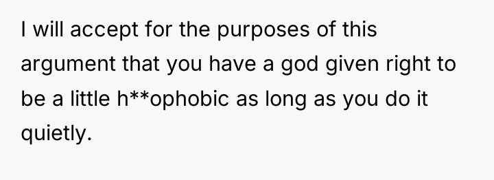 I will accept for the purposes of this argument that...
