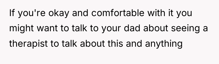 If you're okay and comfortable with it you might want...