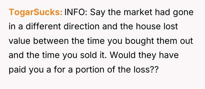 TogarSucks INFO: Say the market had gone in a different...
