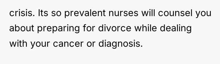 crisis. Its so prevalent nurses will counsel you about preparing...