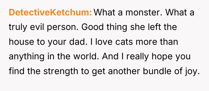 DetectiveKetchum What a monster. What a truly evil person. Good...