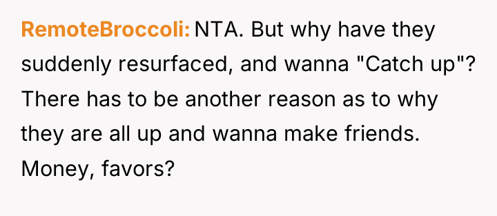 RemoteBroccoli NTA. But why have they suddenly resurfaced, and wanna...