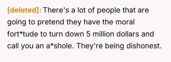 [deleted] There's a lot of people that are going to...