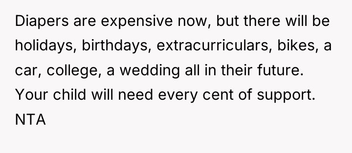 Diapers are expensive now, but there will be holidays, birthdays,...