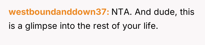 westboundanddown37 NTA. And dude, this is a glimpse into the...