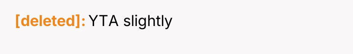 [deleted] YTA slightly