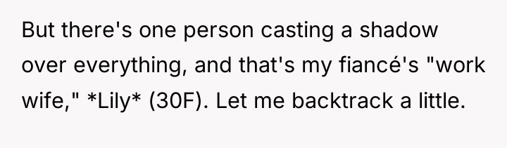 But there's one person casting a shadow over everything, and...