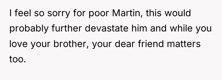 I feel so sorry for poor Martin, this would probably...