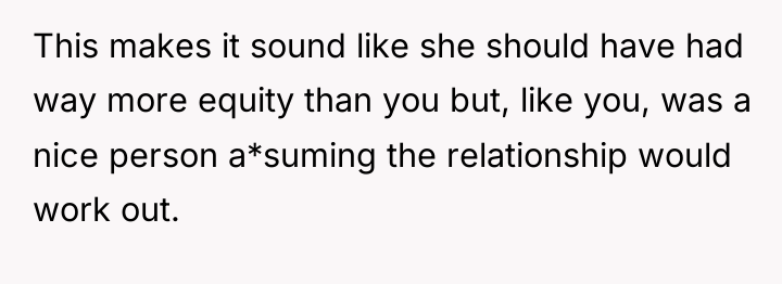 This makes it sound like she should have had way...