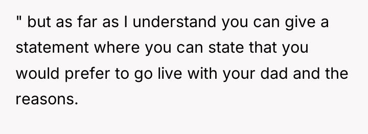 " but as far as I understand you can give...