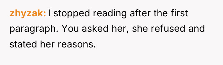 zhyzak I stopped reading after the first paragraph. You asked...