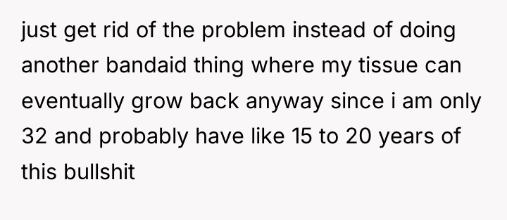 just get rid of the problem instead of doing another...
