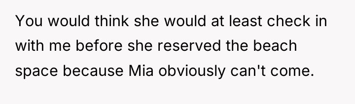 You would think she would at least check in with...