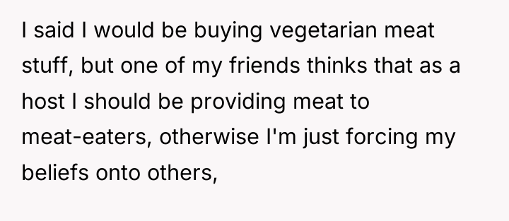 I said I would be buying vegetarian meat stuff, but...
