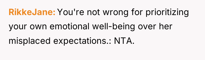 RikkeJane You're not wrong for prioritizing your own emotional well-being...