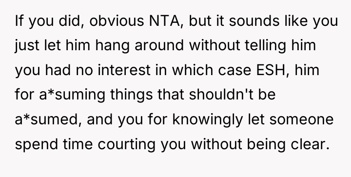 If you did, obvious NTA, but it sounds like you...
