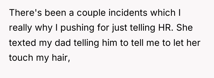 There's been a couple incidents which I really why I...