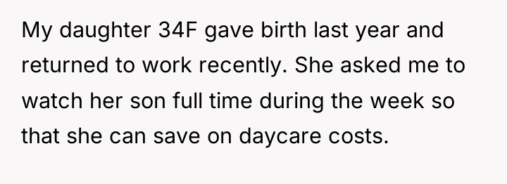 My daughter 34F gave birth last year and returned to...