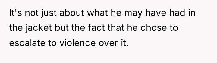 It's not just about what he may have had in...