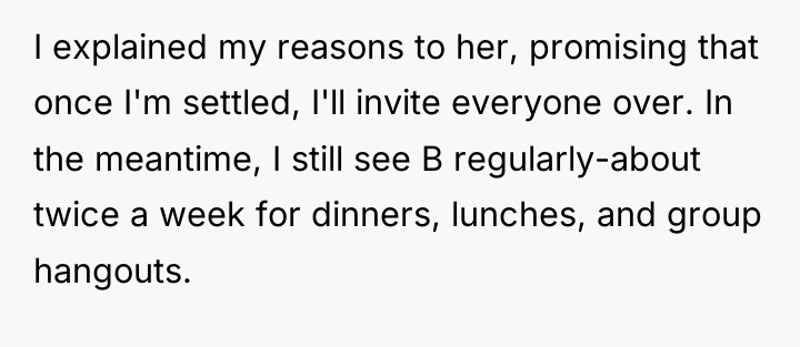 I explained my reasons to her, promising that once I'm...