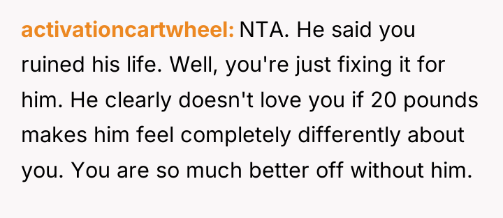 activationcartwheel NTA. He said you ruined his life. Well, you're...