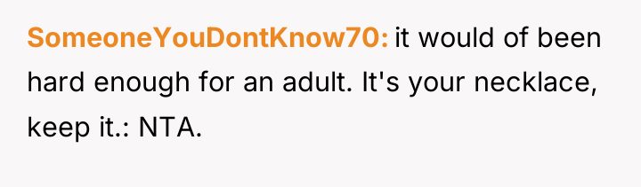 SomeoneYouDontKnow70 it would of been hard enough for an adult....