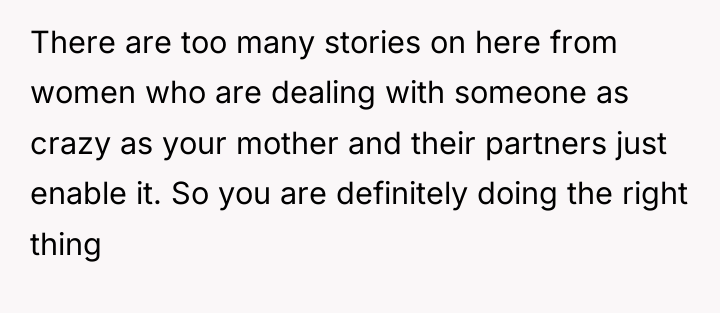 There are too many stories on here from women who...