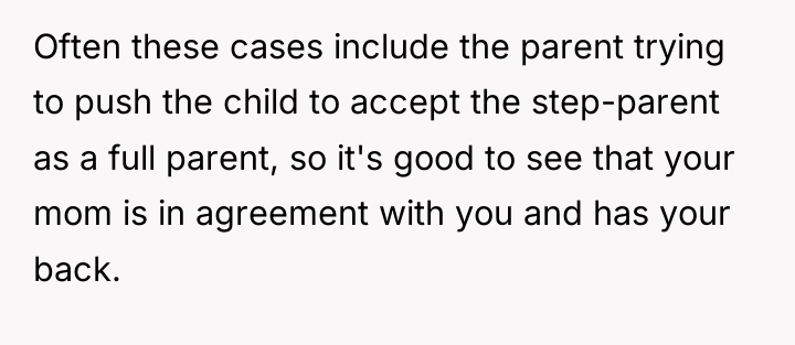 Often these cases include the parent trying to push the...