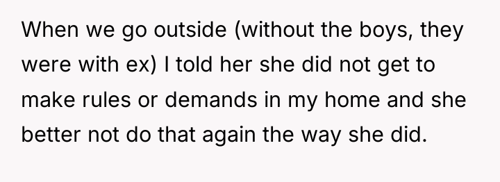 When we go outside (without the boys, they were with...