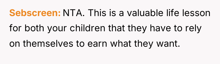Sebscreen NTA. This is a valuable life lesson for both...