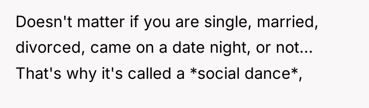 Doesn't matter if you are single, married, divorced, came on...