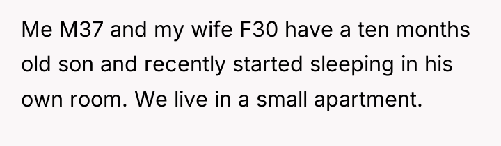 Me M37 and my wife F30 have a ten months...