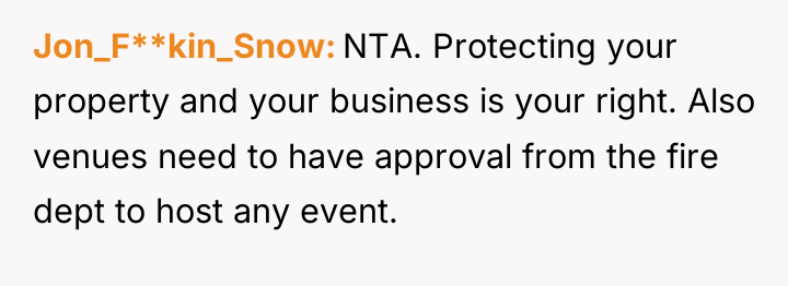Jon_F**kin_Snow NTA. Protecting your property and your business is your...