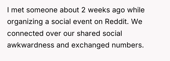 I met someone about 2 weeks ago while organizing a...