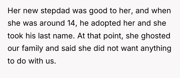 Her new stepdad was good to her, and when she...