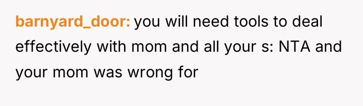 barnyard_door you will need tools to deal effectively with mom...