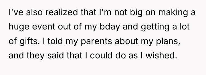 I've also realized that I'm not big on making a...