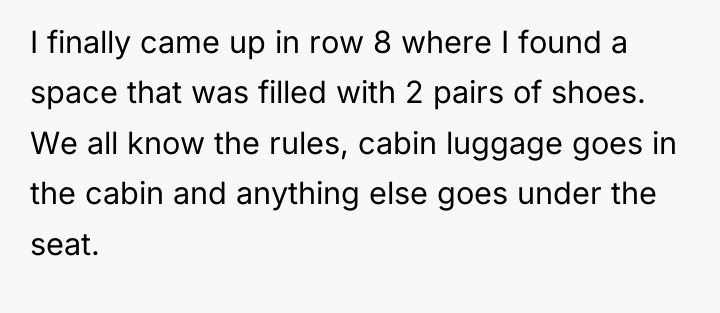 I finally came up in row 8 where I found...