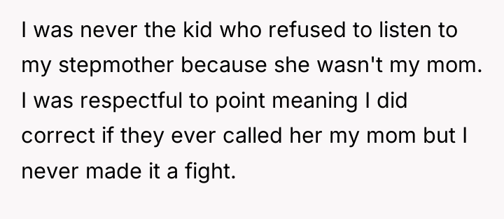 I was never the kid who refused to listen to...