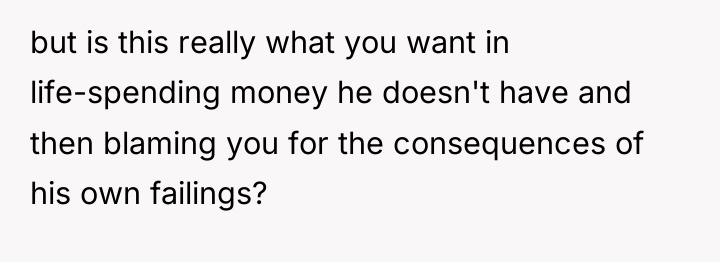 but is this really what you want in life-spending money...