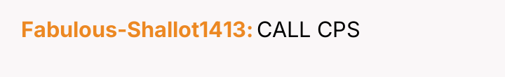 Fabulous-Shallot1413 CALL CPS