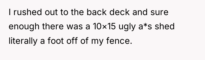 I rushed out to the back deck and sure enough...