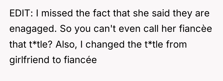 EDIT: I missed the fact that she said they are...