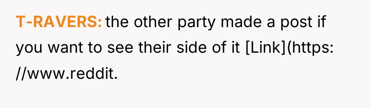 T-RAVERS the other party made a post if you want...